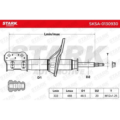 Shock Absorber Stark SKSA-0130930 SKSA-0130930 - photo 3