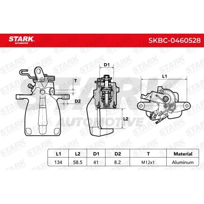 Brake Caliper Stark SKBC-0460528 SKBC-0460528 - photo 6