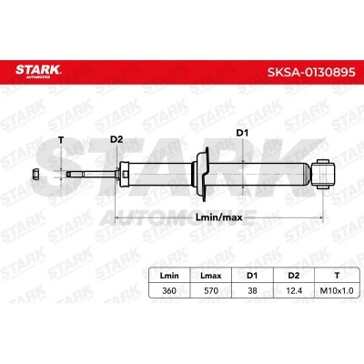 Shock Absorber Stark SKSA-0130895 SKSA-0130895 - photo 3