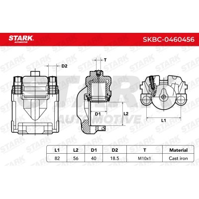 Brake Caliper Stark SKBC-0460456 SKBC-0460456 - photo 6