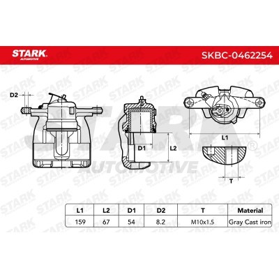Brake Caliper Stark SKBC-0462254 SKBC-0462254 - photo 5