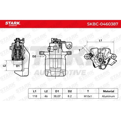 Brake Caliper Stark SKBC-0460387 SKBC-0460387 - photo 5
