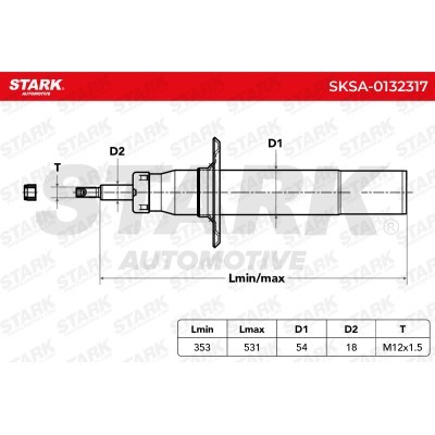 Shock Absorber Stark SKSA-0132317 SKSA-0132317 - photo 6