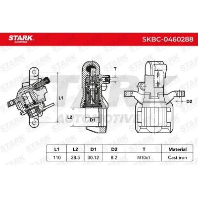 Brake Caliper Stark SKBC-0460288 SKBC-0460288 - photo 4