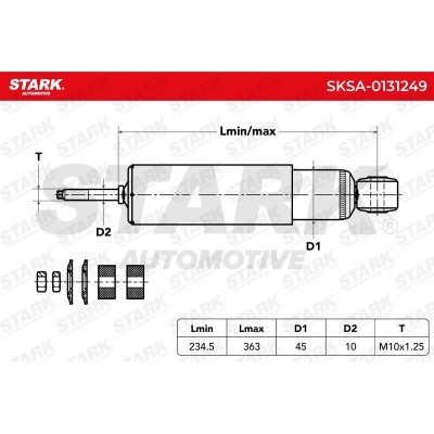 Shock Absorber Stark SKSA-0131249 SKSA-0131249 - photo 3