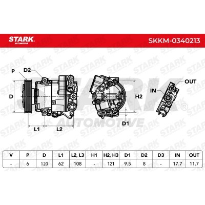 Compressor, Air Conditioning SKKM-0340213 - photo 7