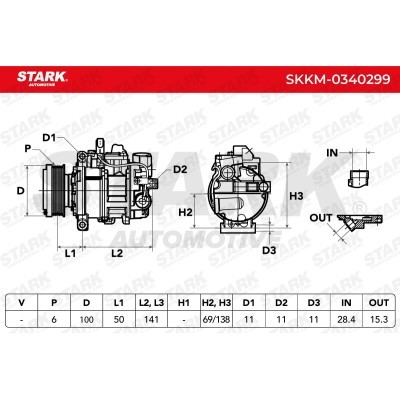 Compressor, Air Conditioning SKKM-0340299 - photo 5