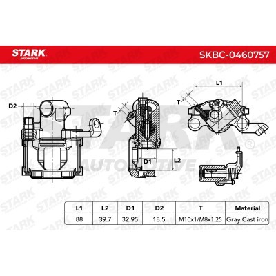 Brake Caliper Stark SKBC-0460757 SKBC-0460757 - photo 6