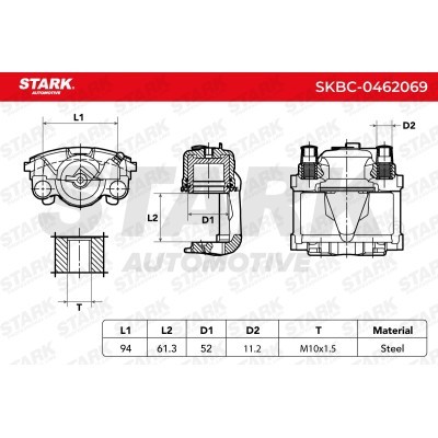Brake Caliper Stark SKBC-0462069 SKBC-0462069 - photo 5