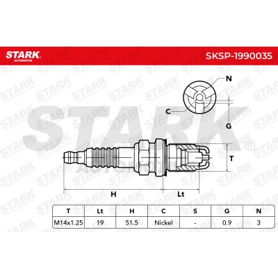 Spark Plug Stark SKSP-1990035 SKSP-1990035 - photo 9