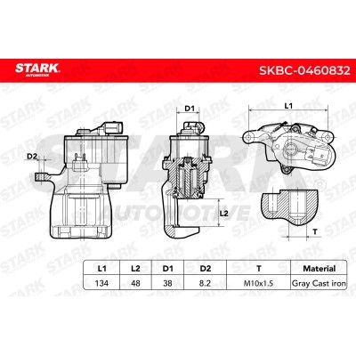 Brake Caliper Stark SKBC-0460832 SKBC-0460832 - photo 8