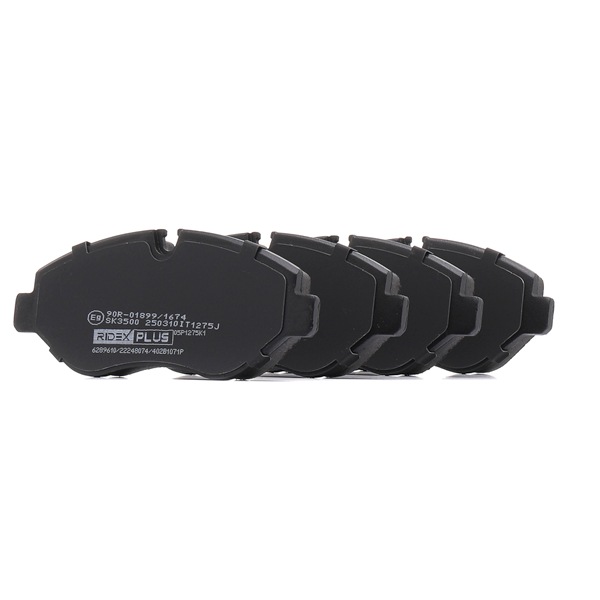 Brake Pads Set RIDEX 402B1071P 402B1071P - photo 1