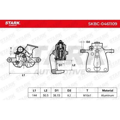 Brake Caliper Stark SKBC-0461109 SKBC-0461109 - photo 6
