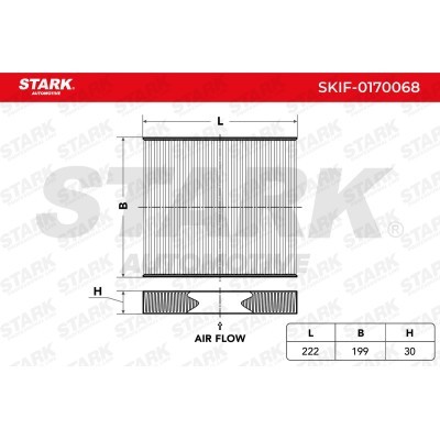 Cabin Air Filter Stark SKIF-0170068 SKIF-0170068 - photo 4