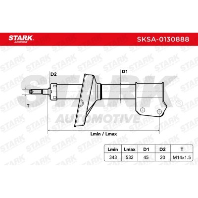 Shock Absorber Stark SKSA-0130888 SKSA-0130888 - photo 9