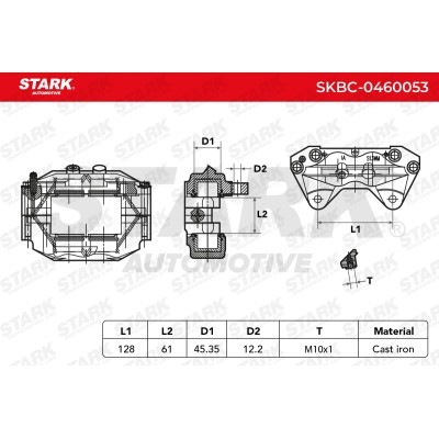 Brake Caliper Stark SKBC-0460053 SKBC-0460053 - photo 3
