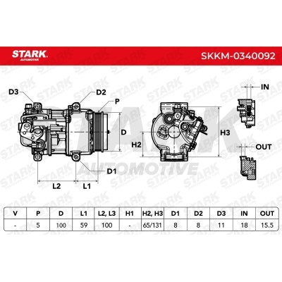 Compressor, Air Conditioning SKKM-0340092 - photo 7