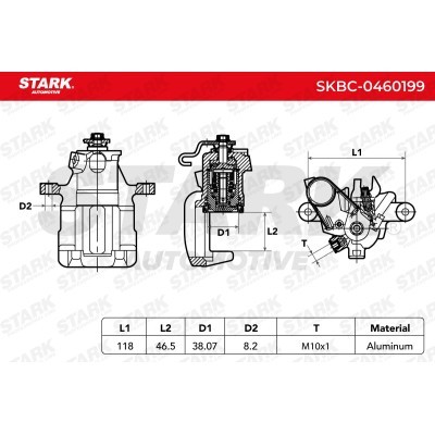 Brake Caliper Stark SKBC-0460199 SKBC-0460199 - photo 3