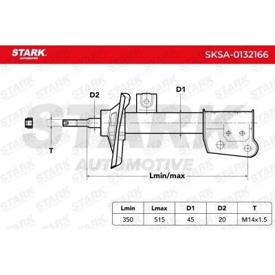Shock Absorber Stark SKSA-0132166 SKSA-0132166 - photo 6