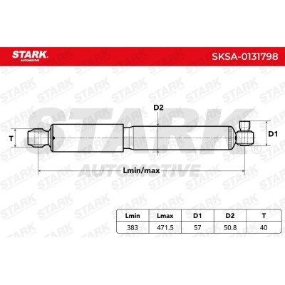 Shock Absorber Stark SKSA-0131798 SKSA-0131798 - photo 3