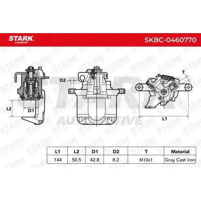Brake Caliper Stark SKBC-0460770 SKBC-0460770 - photo 6