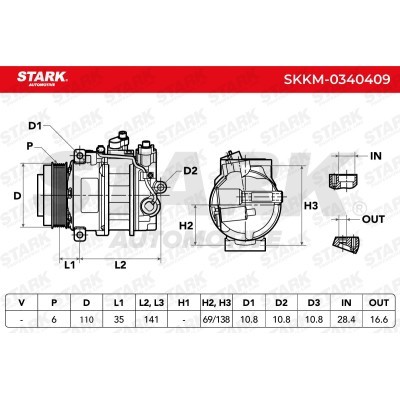 Compressor, Air Conditioning SKKM-0340409 - photo 8