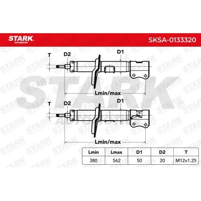 Shock Absorber Stark SKSA-0133320 SKSA-0133320 - photo 2
