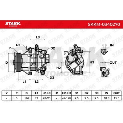 Compressor, Air Conditioning SKKM-0340270 - photo 6