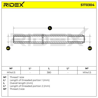 Tie Rod Assembly RIDEX 51T0304 51T0304 - photo 6