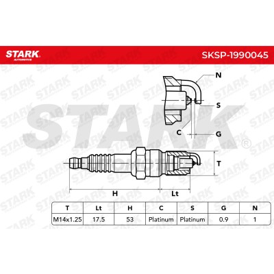 Spark Plug Stark SKSP-1990045 SKSP-1990045 - photo 6