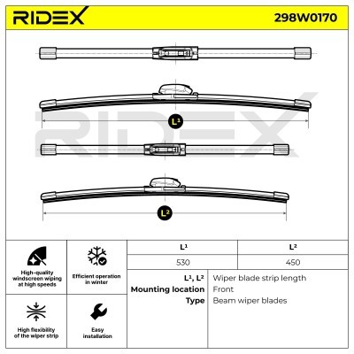 Wiper Blade RIDEX 298W0170 298W0170 - photo 6