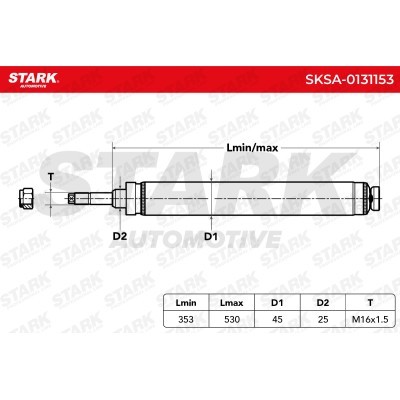Shock Absorber Stark SKSA-0131153 SKSA-0131153 - photo 3