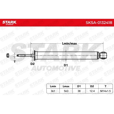 Shock Absorber Stark SKSA-0132418 SKSA-0132418 - photo 5