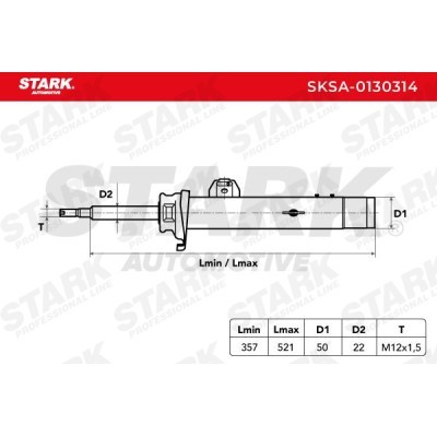 Shock Absorber Stark SKSA-0130314 SKSA-0130314 - photo 7