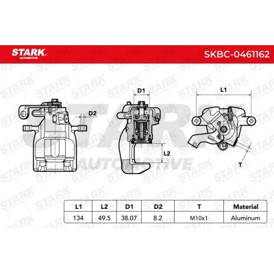 Brake Caliper Stark SKBC-0461162 SKBC-0461162 - photo 6