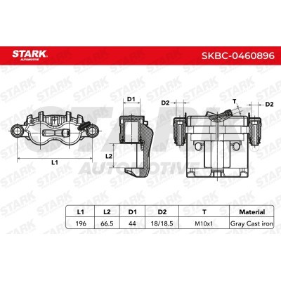 Brake Caliper Stark SKBC-0460896 SKBC-0460896 - photo 10
