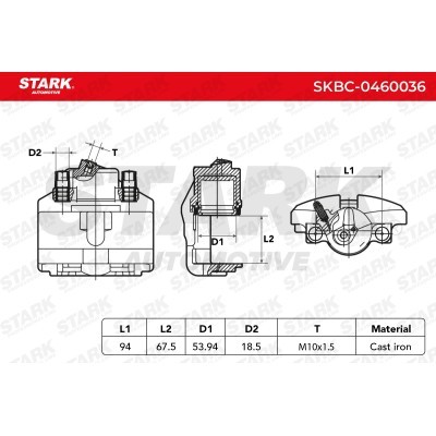 Brake Caliper Stark SKBC-0460036 SKBC-0460036 - photo 4