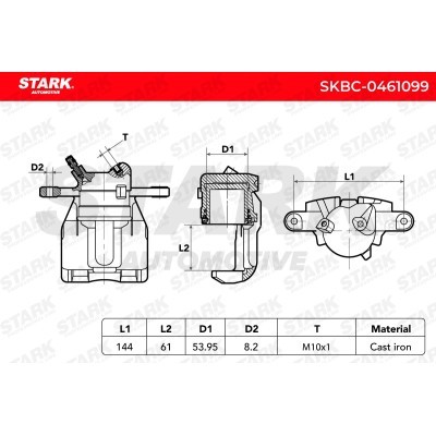 Brake Caliper Stark SKBC-0461099 SKBC-0461099 - photo 6