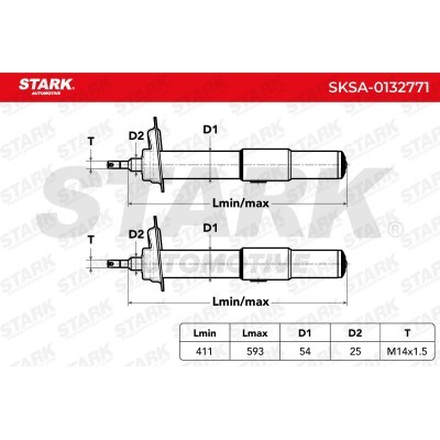 Shock Absorber Stark SKSA-0132771 SKSA-0132771 - photo 5
