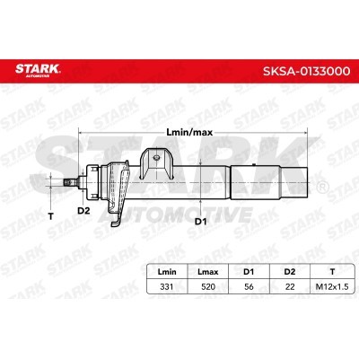 Shock Absorber Stark SKSA-0133000 SKSA-0133000 - photo 7