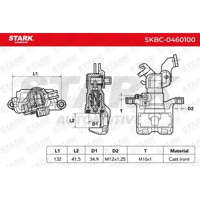 Brake Caliper Stark SKBC-0460100 SKBC-0460100 - photo 4