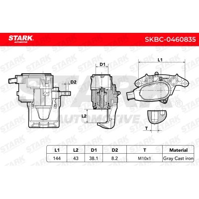 Brake Caliper Stark SKBC-0460835 SKBC-0460835 - photo 7