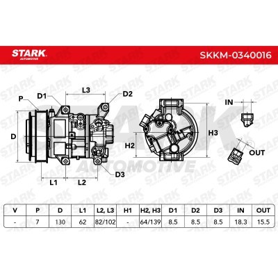 Compressor, Air Conditioning SKKM-0340016 - photo 6