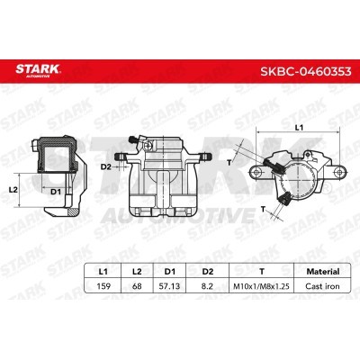 Brake Caliper Stark SKBC-0460353 SKBC-0460353 - photo 5