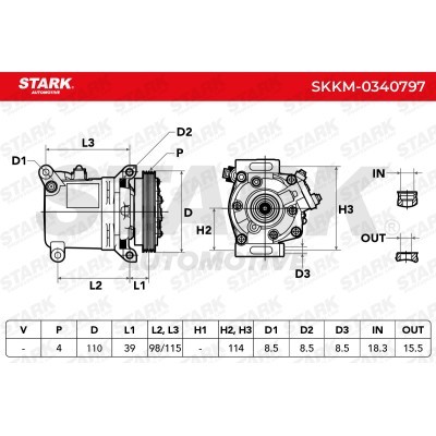 Compressor, Air Conditioning SKKM-0340797 - photo 9