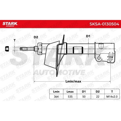 Shock Absorber Stark SKSA-0130504 SKSA-0130504 - photo 2