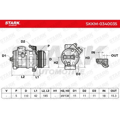 Compressor, Air Conditioning SKKM-0340035 - photo 9