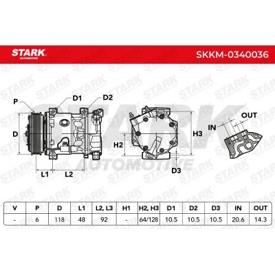 Compressor, Air Conditioning SKKM-0340036 - photo 8