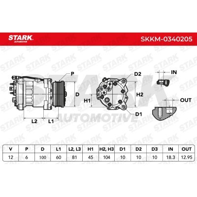Compressor, Air Conditioning SKKM-0340205 - photo 7
