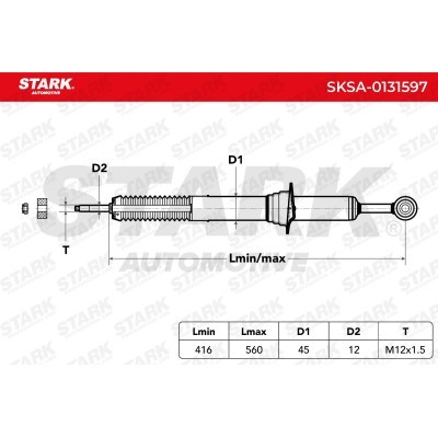 Shock Absorber Stark SKSA-0131597 SKSA-0131597 - photo 3